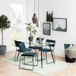 New Chaise CORNELIA coloris bleu nuit - 4MURS Chaises Et Tabourets