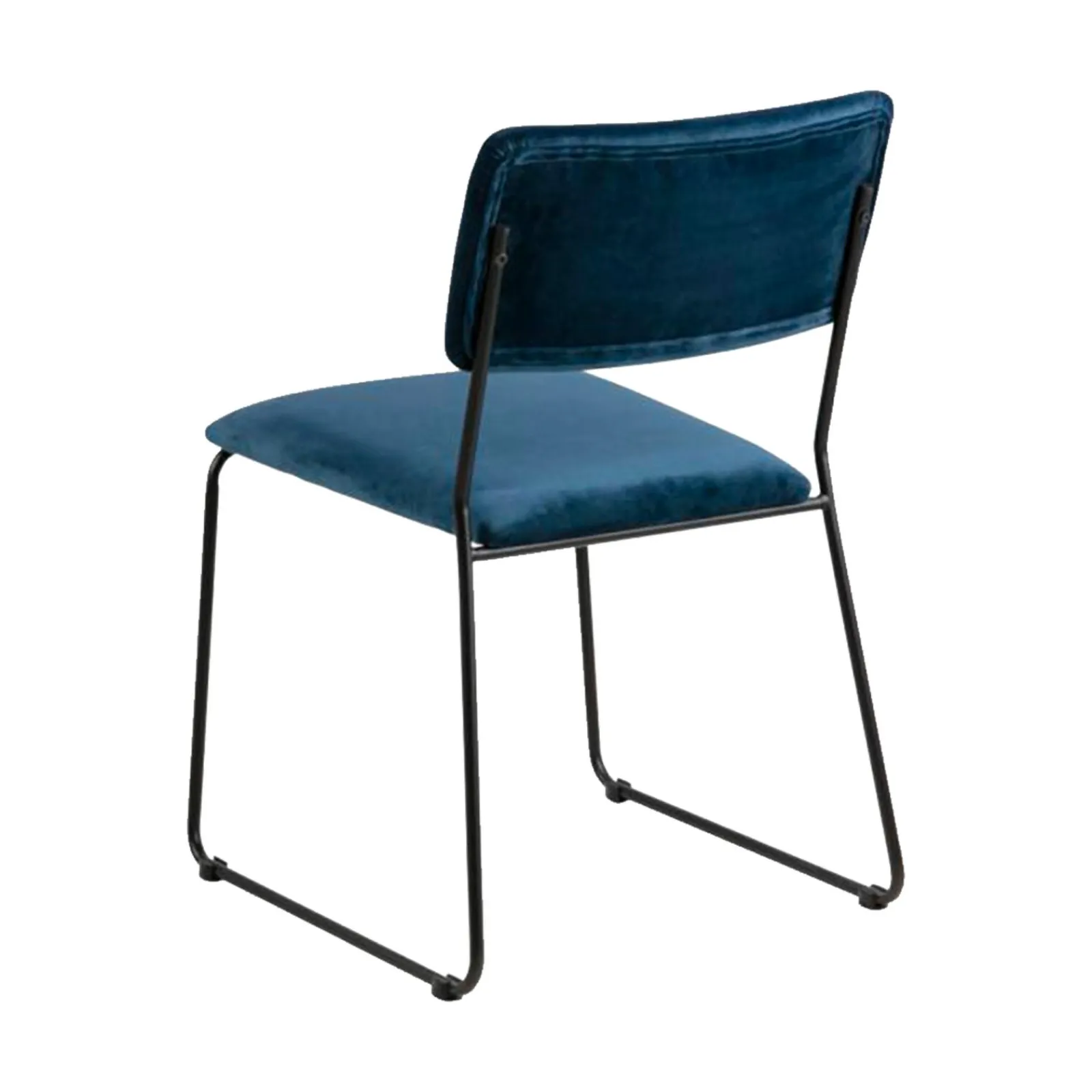 New Chaise CORNELIA coloris bleu nuit - 4MURS Chaises Et Tabourets