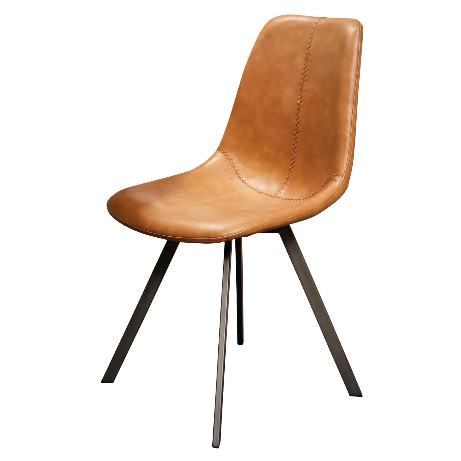 Online Chaise ZIGGY coloris cognac - 4MURS Chaises Et Tabourets