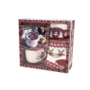 Online Coffret tasses BIEN DANS MES CHAUSSETTES coloris rouge - 4MURS Arts De La Table