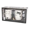 Hot Coffret tasses CHAT VA BIEN coloris noir et blanc - 4MURS Arts De La Table
