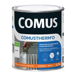 Discount Peinture Spécial radiateur Peinture blanc Satiné 0,75 L - 4MURS Peintures