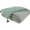 Fashion Plaid ARITZ coloris noir & vert - 4MURS Plaids