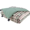 Fashion Plaid coton ALAIA coloris noir & vert - 4MURS Plaids