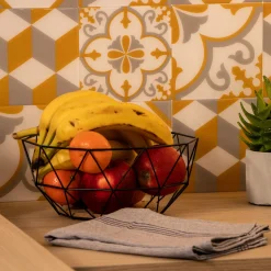 Outlet Corbeille à fruit OLONNE coloris beige - 4MURS Arts De La Table
