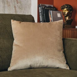 Discount Coussin ADONIS coloris blanc cassé 45 x 45 cm - 4MURS Coussins