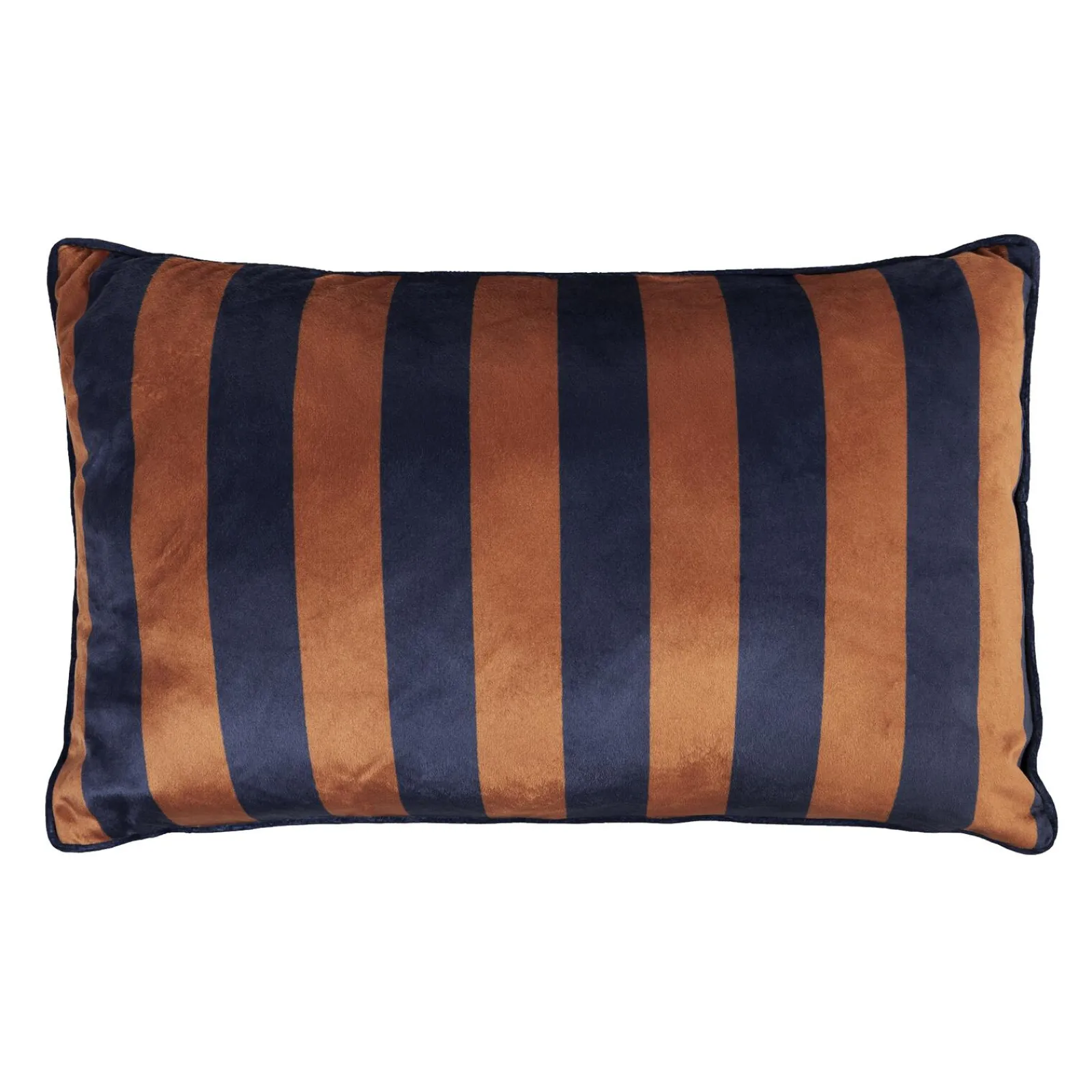 Sale Coussin BERRY coloris bleu/tabac 30 x 50 cm - 4MURS Coussins
