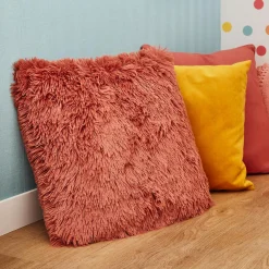 Online Coussin BODRUN coloris terre cuite 45 x 45 cm - 4MURS Coussins