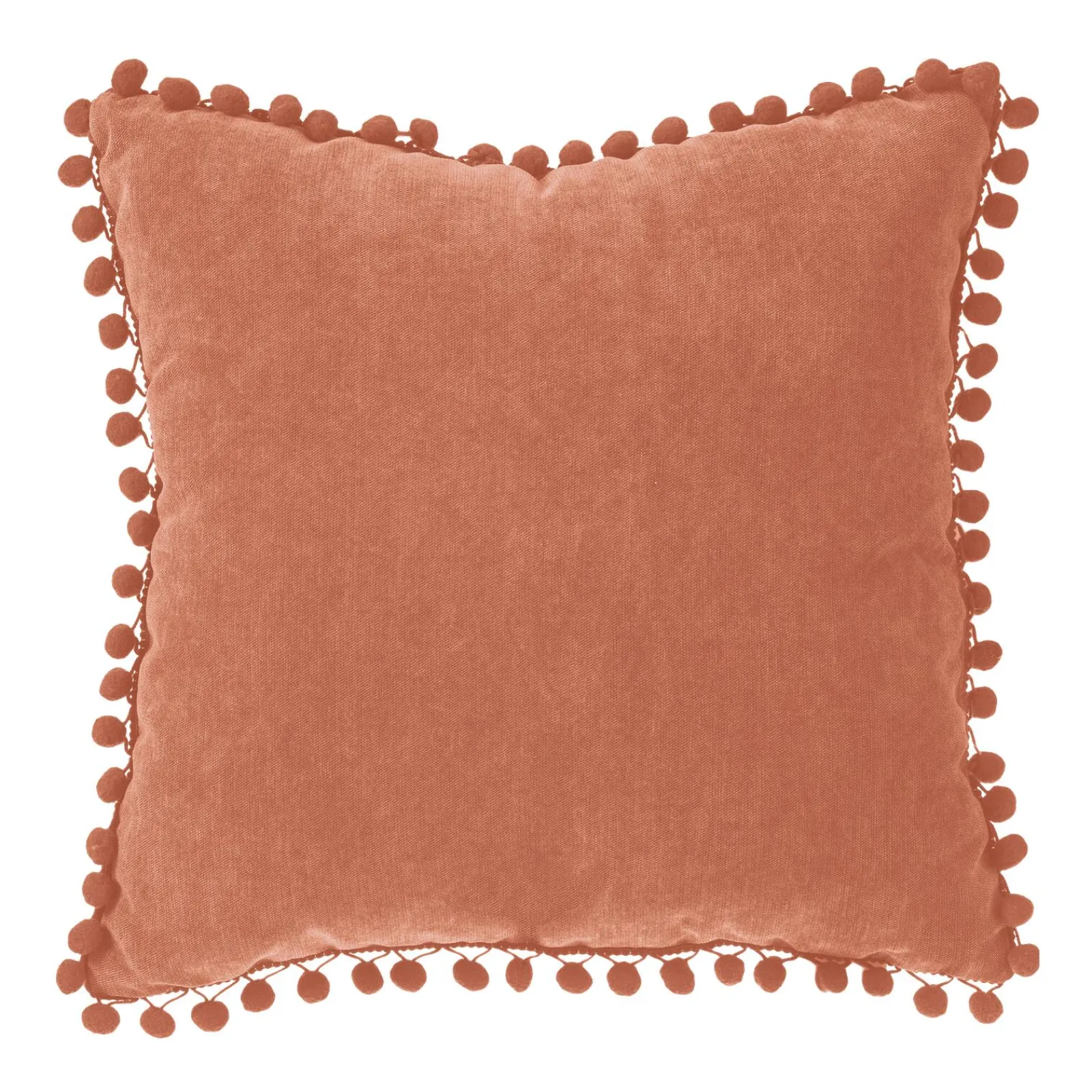 Fashion Coussin BOMMEL coloris terracotta 40 x 40 cm - 4MURS Enfant Textile De Maison Enfant|Coussins