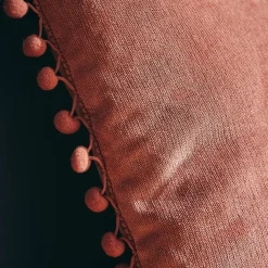 Fashion Coussin BOMMEL coloris terracotta 40 x 40 cm - 4MURS Enfant Textile De Maison Enfant|Coussins