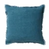 Clearance Coussin BURTA coloris bleu jean 60 x 60 cm - 4MURS Coussins