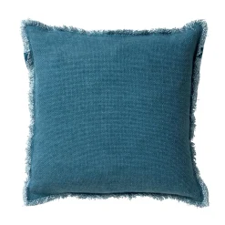 Clearance Coussin BURTA coloris bleu jean 60 x 60 cm - 4MURS Coussins