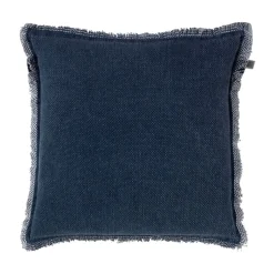 Clearance Coussin BURTA coloris bleu 45 x 45 cm - 4MURS Coussins
