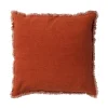 Sale Coussin BURTA coloris brique 60 x 60 cm - 4MURS Coussins
