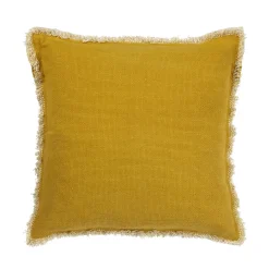 Hot Coussin BURTA coloris moutarde 45 x 45 cm - 4MURS Coussins
