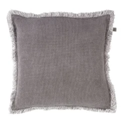 Hot Coussin BURTA coloris taupe 45 x 45 cm - 4MURS Coussins