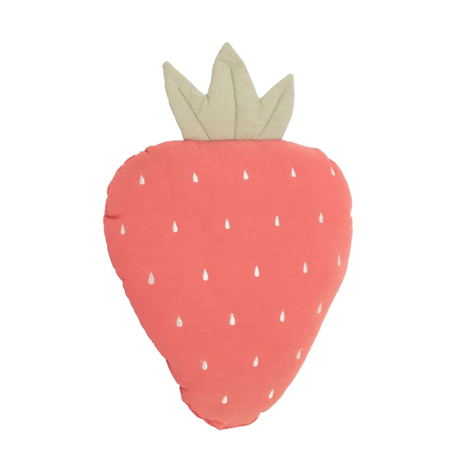 Discount Coussin CHARLOTTE coloris Rose nacarat 26 x 47 cm - 4MURS Enfant Textile De Maison Enfant|Coussins