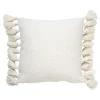 Online Coussin ELNA coloris blanc 45 x 45 cm - 4MURS Coussins