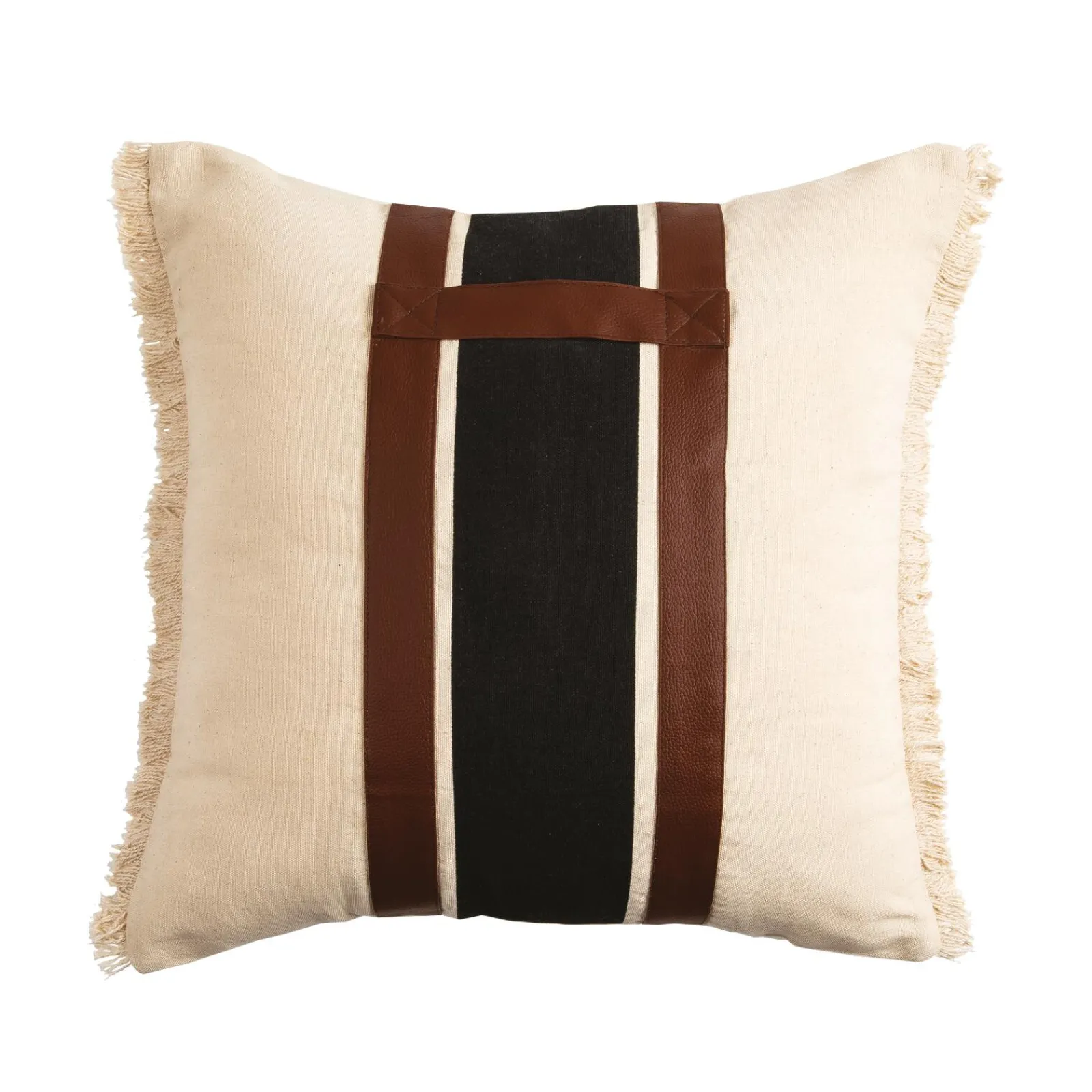 New Coussin FRANKIE coloris brun 45 x 45 cm - 4MURS Coussins