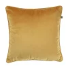 Clearance Coussin FYN coloris jaune moutarde 45 x 45 cm - 4MURS Coussins