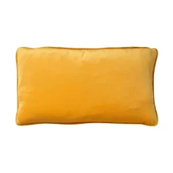 Outlet Coussin FYN coloris jaune safran 30 x 50 cm - 4MURS Coussins
