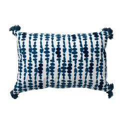 Clearance Coussin GABANNA coloris bleu 40 x 60 cm - 4MURS Coussins