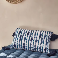 Clearance Coussin GABANNA coloris bleu 40 x 60 cm - 4MURS Coussins