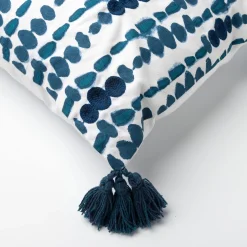 Clearance Coussin GABANNA coloris bleu 40 x 60 cm - 4MURS Coussins