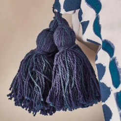 Clearance Coussin GABANNA coloris bleu 40 x 60 cm - 4MURS Coussins