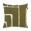 Outlet Coussin KIBY coloris vert/beige 50 x 50 cm - 4MURS Coussins