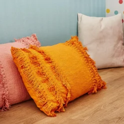 Online Coussin LARA coloris jaune 40 x 60 cm - 4MURS Coussins