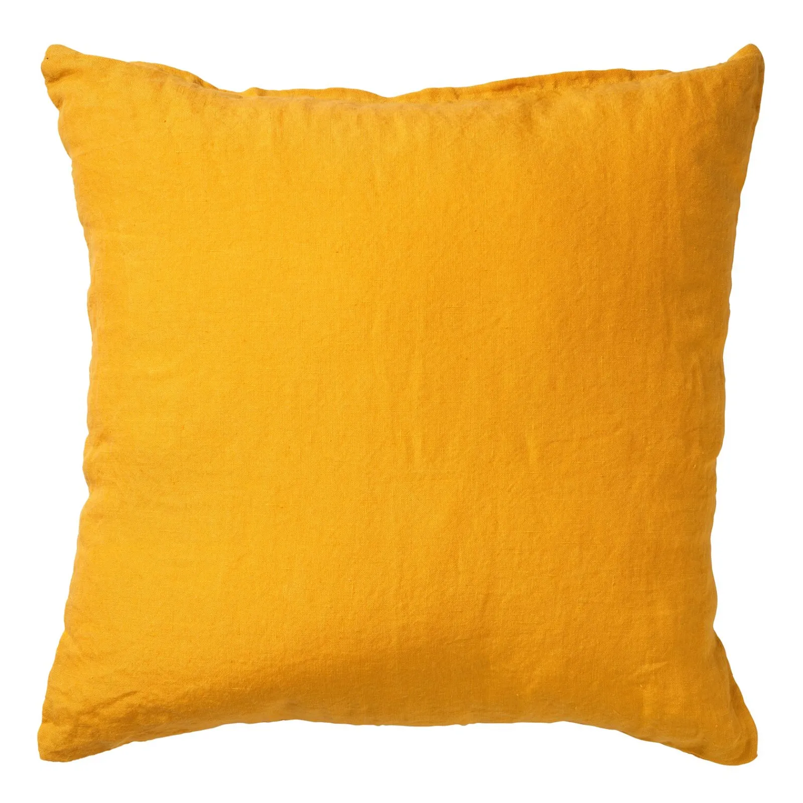 Fashion Coussin LINHA coloris jaune safran 45 x 45 cm - 4MURS Coussins