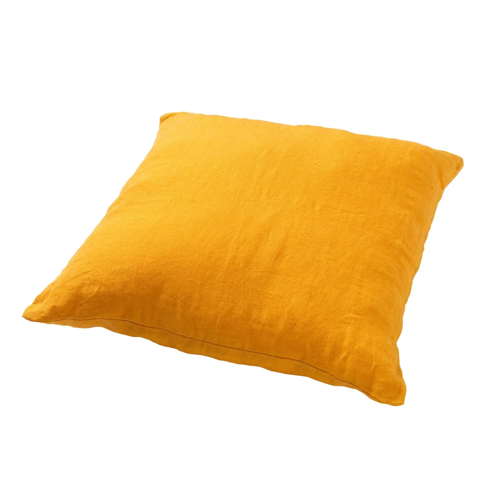 Fashion Coussin LINHA coloris jaune safran 45 x 45 cm - 4MURS Coussins