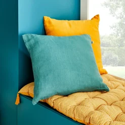 Clearance Coussin LINHA coloris vert jade 45 x 45 cm - 4MURS Coussins