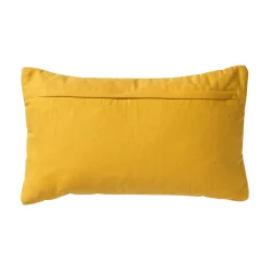 Best Coussin MEIM coloris jaune moutarde 30 x 50 cm - 4MURS Coussins
