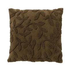 Outlet Coussin MIRA coloris Brun chocolat 45 x 45 cm - 4MURS Coussins