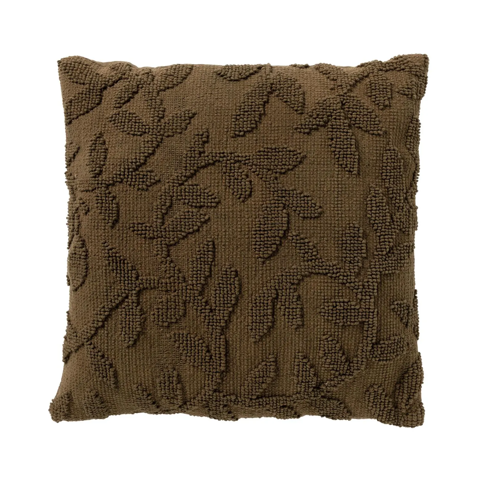 Outlet Coussin MIRA coloris Brun chocolat 45 x 45 cm - 4MURS Coussins