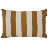 Sale Coussin MONI coloris ocre/ivoire 55 x 35 cm - 4MURS Coussins