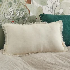 Best Coussin NAYA coloris blanc / naturel 30 x 50 cm - 4MURS Coussins