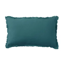 Discount Coussin NAYA coloris Blue lake 30 x 50 cm - 4MURS Coussins