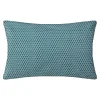 Outlet Coussin OTTO coloris bleu canard 30 x 50 cm - 4MURS Coussins