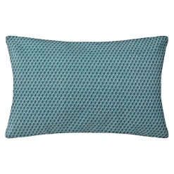 Outlet Coussin OTTO coloris bleu canard 30 x 50 cm - 4MURS Coussins