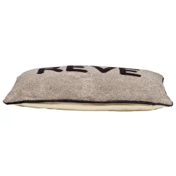 New Coussin REVE coloris taupe 30 x 50 cm - 4MURS Coussins