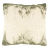 Outlet Coussin ROBIN coloris vert lichen 45 x 45 cm - 4MURS Coussins