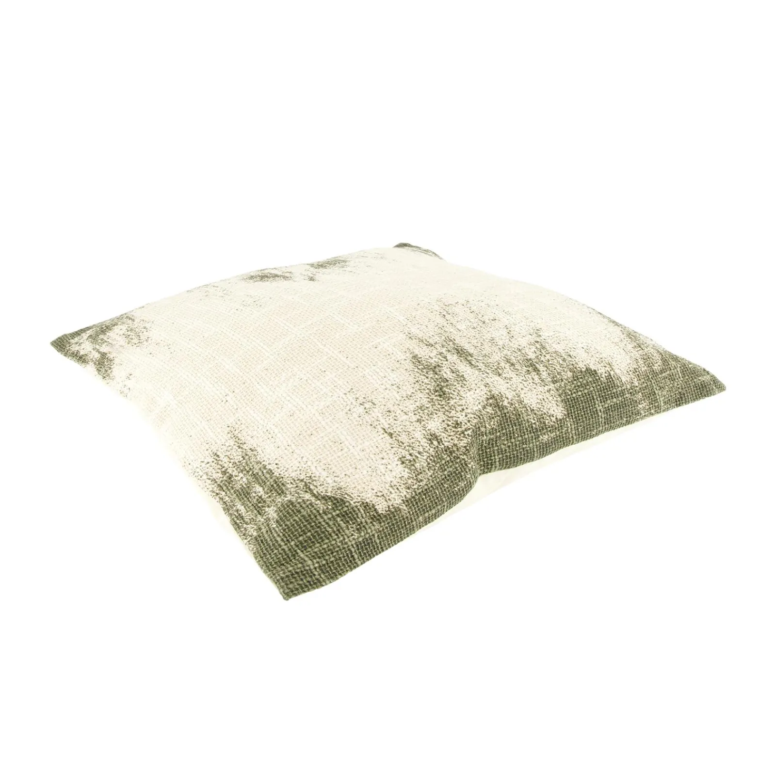 Outlet Coussin ROBIN coloris vert lichen 45 x 45 cm - 4MURS Coussins