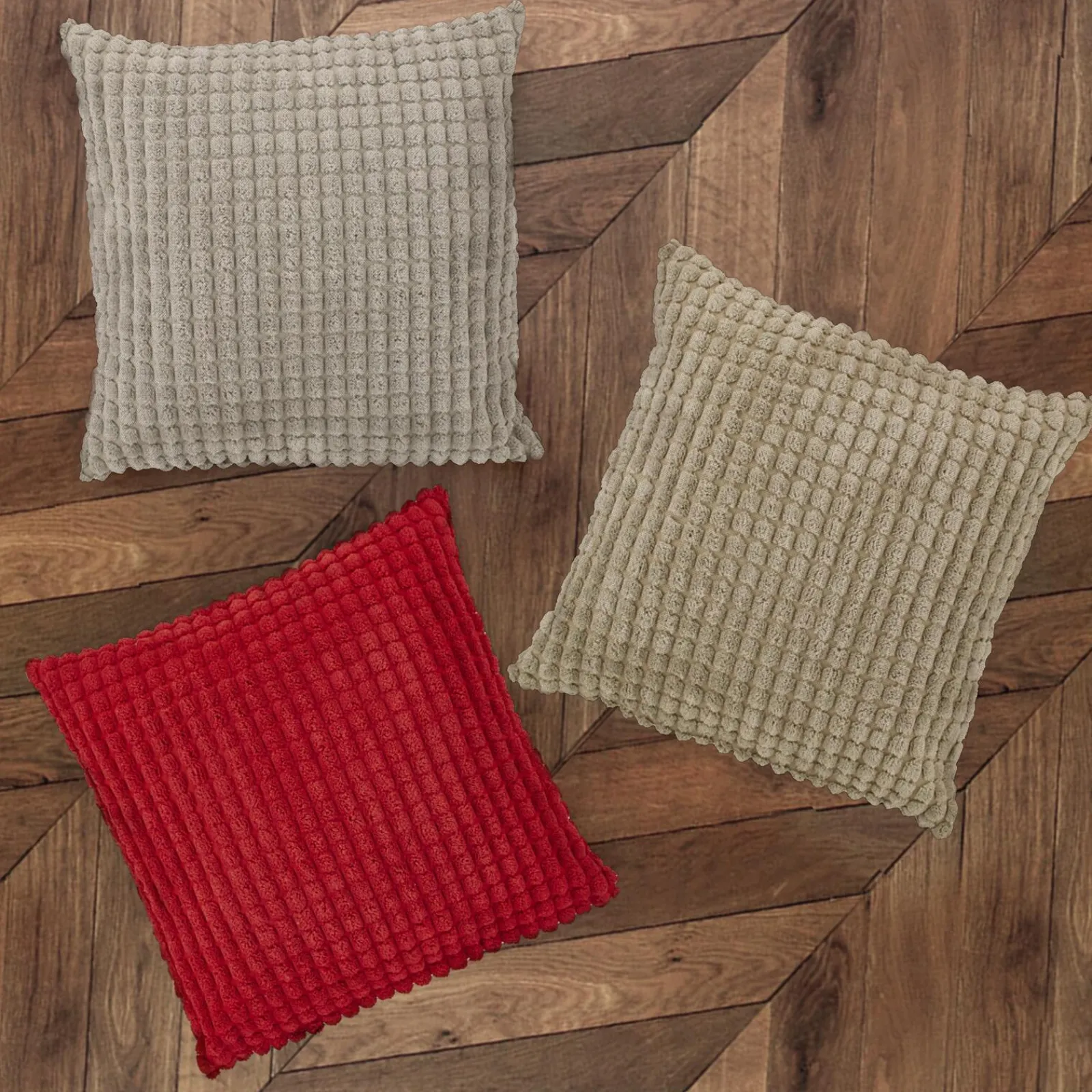 Outlet Coussin ROME coloris beige 45 x 45 cm - 4MURS Coussins