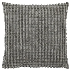 Outlet Coussin ROME coloris gris souris 45 x 45 cm - 4MURS Coussins