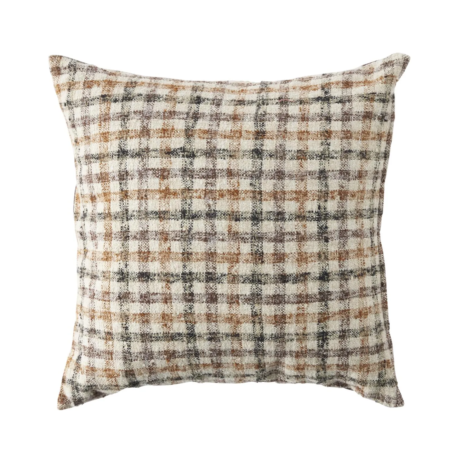Fashion Coussin SHAN coloris terracotta 45 x 45 cm - 4MURS Coussins