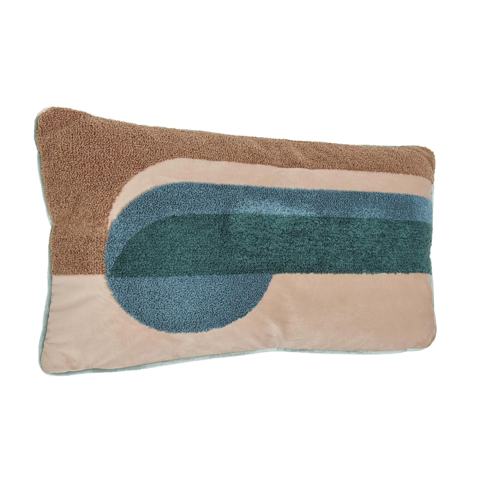 Outlet Coussin SOREN coloris bleu 30 x 50 cm - 4MURS Coussins