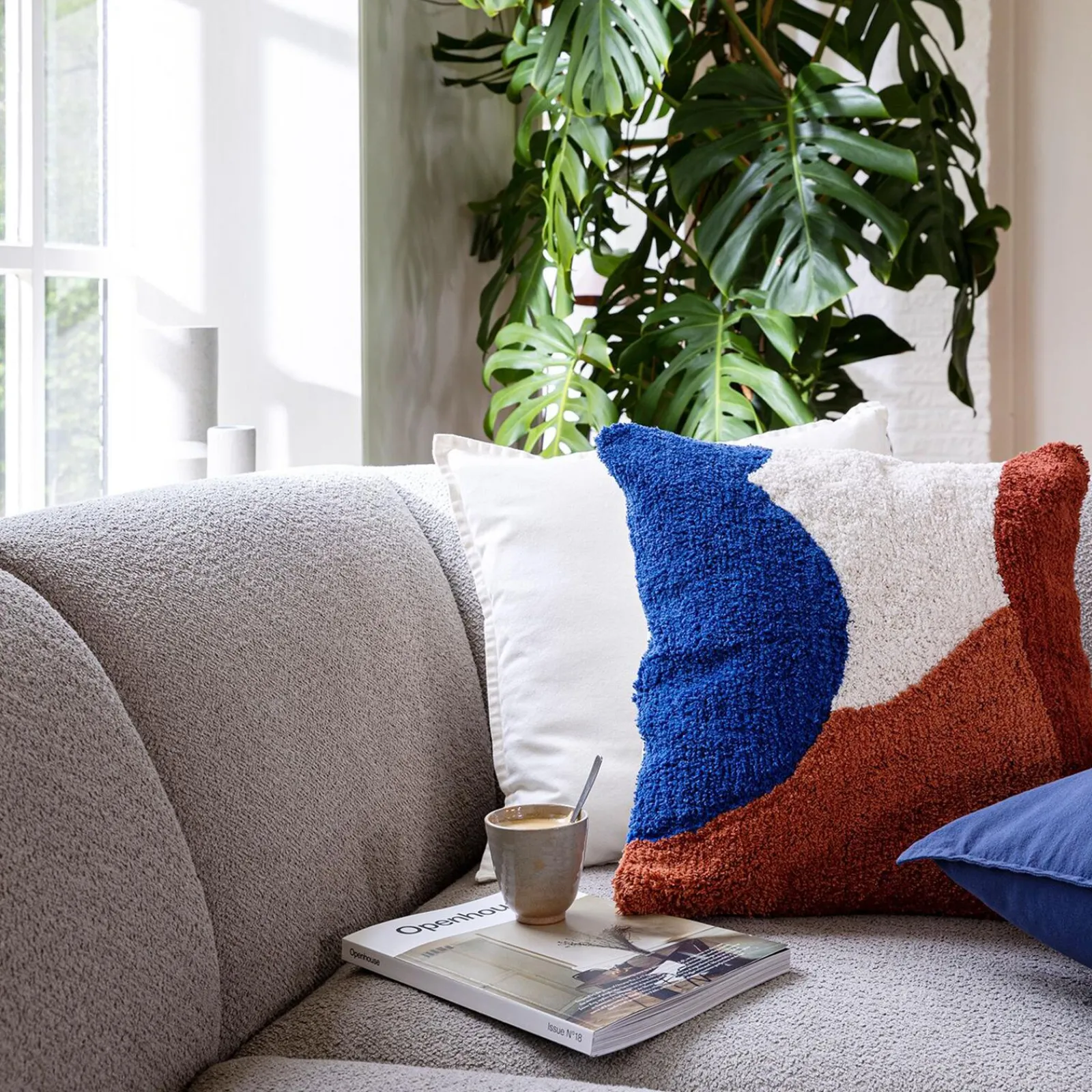 Sale Coussin TAZA coloris multicolore 45 x 45 cm - 4MURS Coussins